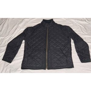 Vintage Polo Ralph Lauren Quilted‎ Riding Jacket Size Xl Black See Pictures